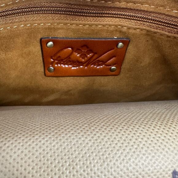 Patricia Nash Tote Bag Colorblock Braden Handbag black / brown NEW ,m - Picture 9 of 12